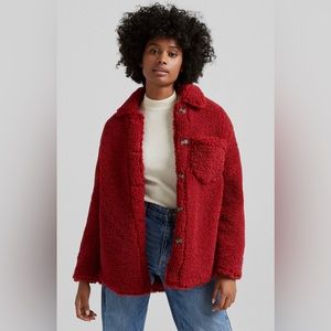 Red Teddy coat